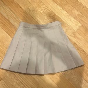 American apparel beige tennis skirt.